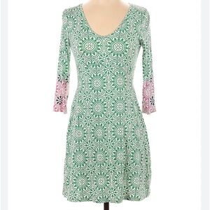 Boden Jersey Knit V Neck Dress Size 8